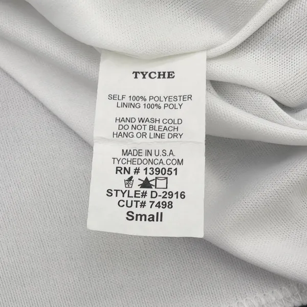 Tyche Geometric Halter Mini Dress Women Small Coastal Artsy Summer‎ Contemporary - Image 7