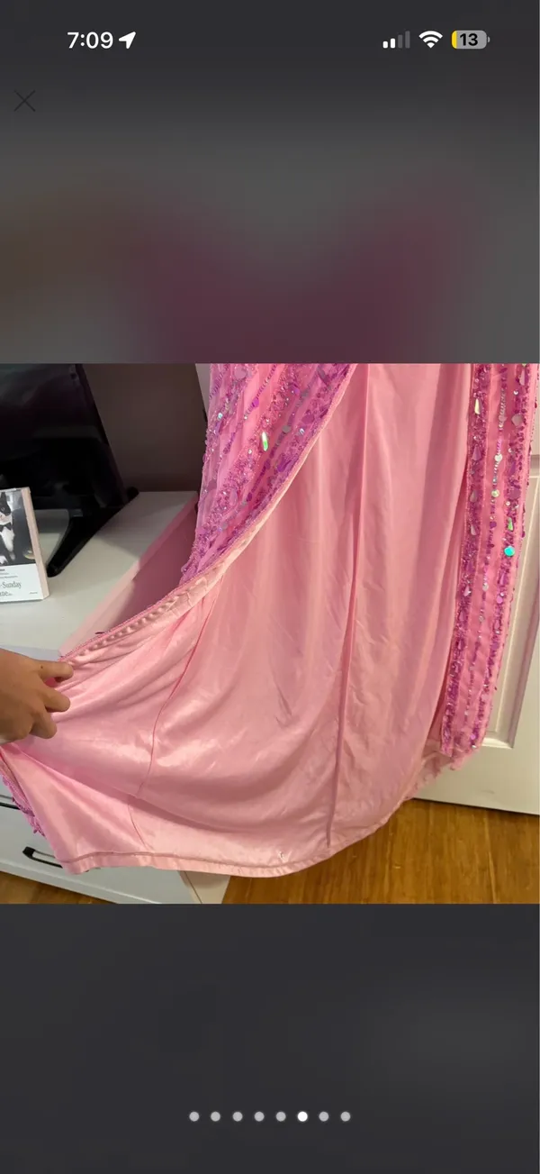 Sherri Hill Prom Pink Dress - Image 5