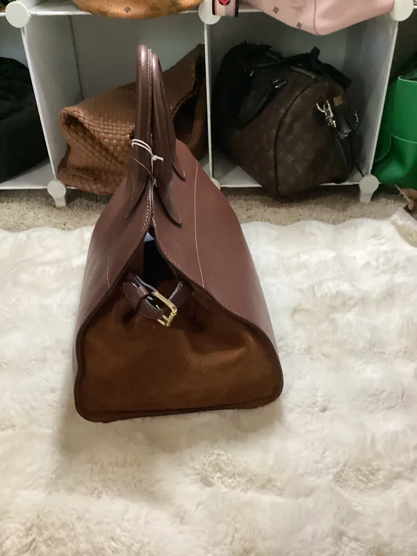 Nwt Anna Paola Leather Satchel - Image 4