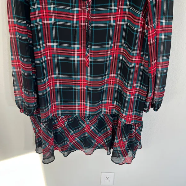 Draper James Holiday Christmas Plaid Dress Size XXL - Image 4
