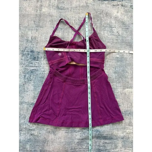 Lululemon Potion Purple Mynah Tank Top Size 4 - Image 4