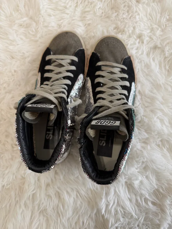 Golden Goose Slide High Top Sneakers - Image 6