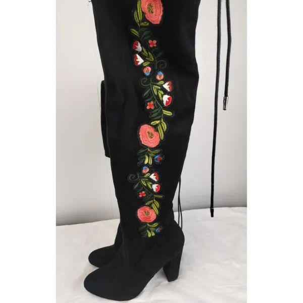 Unique Women's Black Shoes/Boots/Over Knee Size 10 SKU 2919 - Image 4