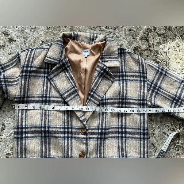 Lightweight coat/ long jacket for spring🌷 Black - Image 5