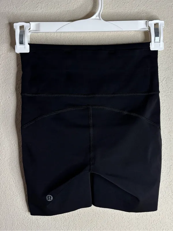 Lululemon Fast and Free High Rise Short 6" Elite W7BDGS Black size 0 - Image 3