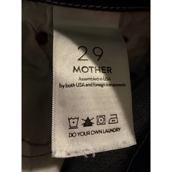 Mother Looker Ankle Chew Jeans Breaking The Law Distressed Skinny 29 - Image 9