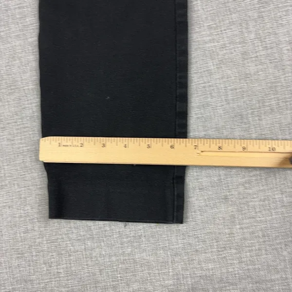 Anthropologie The Essential Slim Pants Womens 10 Black Twill Dress Stretch - Image 6