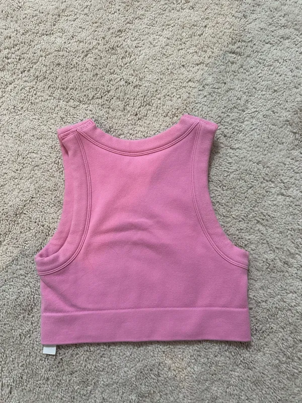 Aerie Pink Cropped Offline Tank - Image 2
