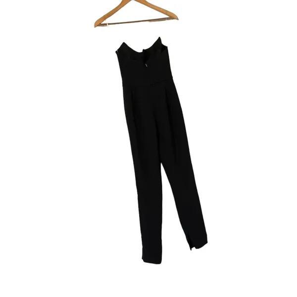 HOUSE OF CB Millie Black Strapless Jumpsuit - Image 5