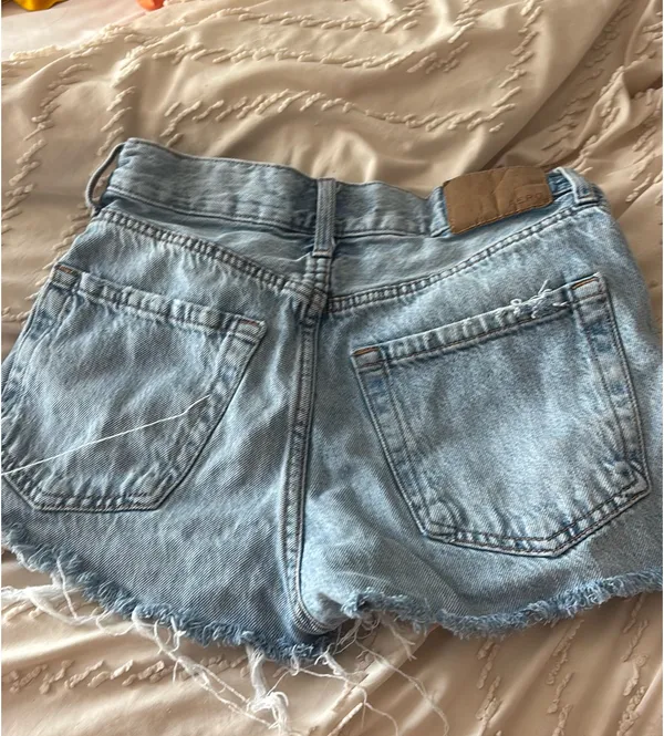 90s Baggy Aeropostale jean shorts - Image 2