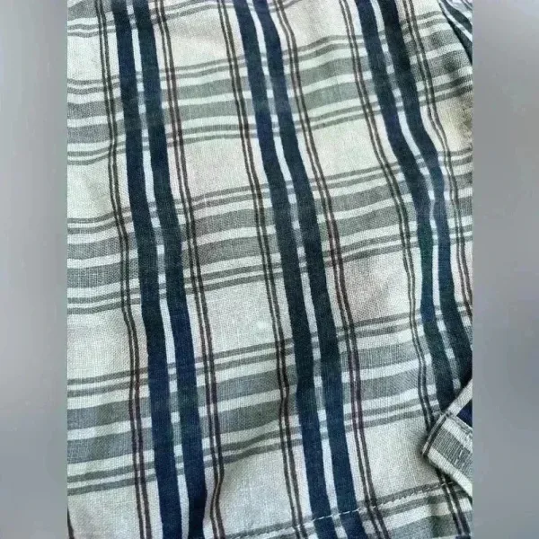 Faithful the Brand Plaid Pants Size 4 Brown Retro Y2K Wide Leg‎ - Image 4