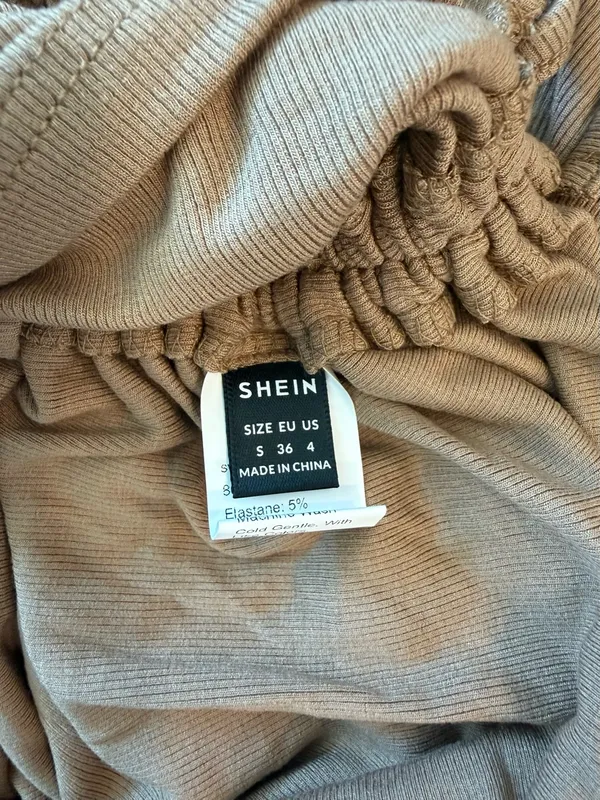 NWOT SHEIN One-Shoulder Cutout Ruched Mini Dress – Size Small - Image 3