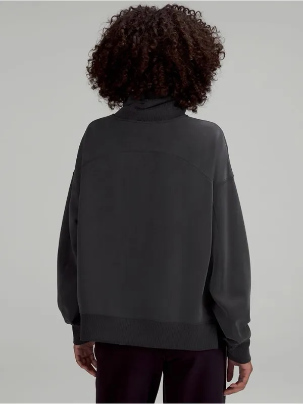 lululemon Softstreme Turtleneck Pullover Size 14 - Black - Image 2