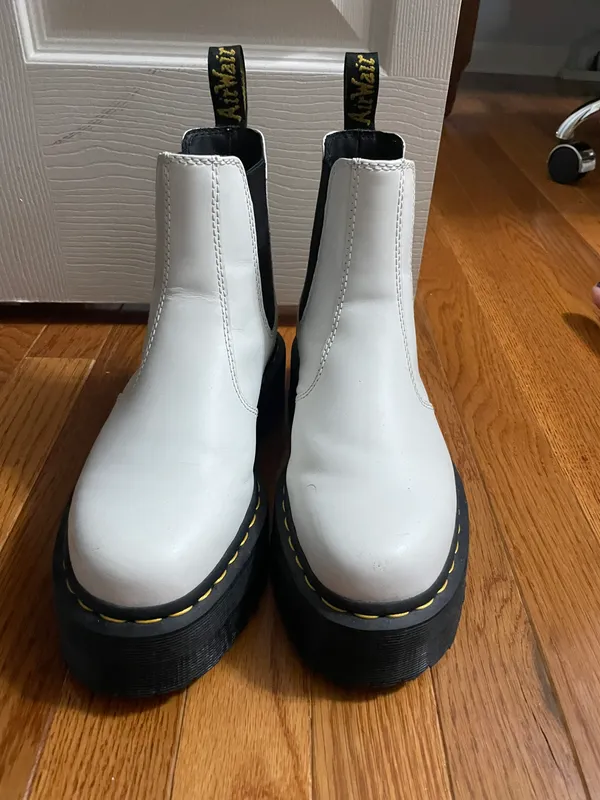 Dr. Martens White Boots - Image 3