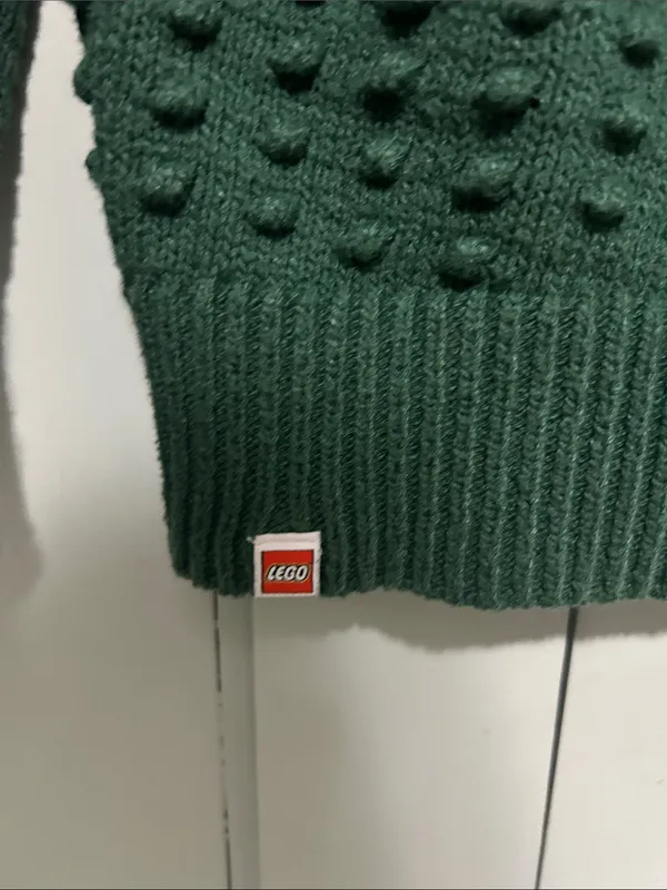 Lego Target collab Green Sweater Size XS - Image 4