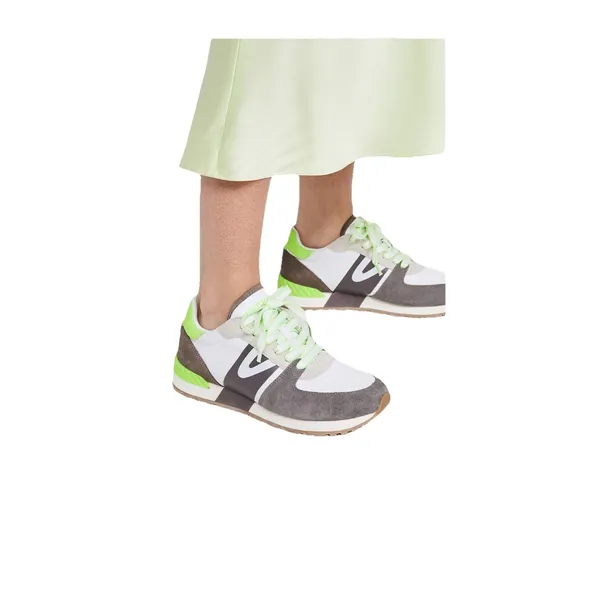 TRETORN Rawlins Sneakers Women's‎ Lace-Up Casual Tennis Concrete Gray Green 7.5 - Image 2