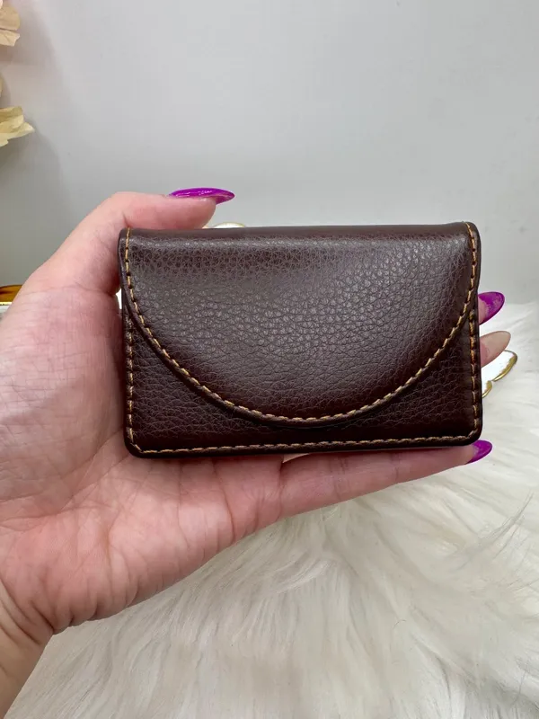 Mini Espresso Card Wallet Brown - Image 7