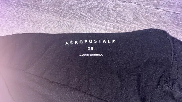Off-The-Shoulder Aeropostale Top Black California - Image 2