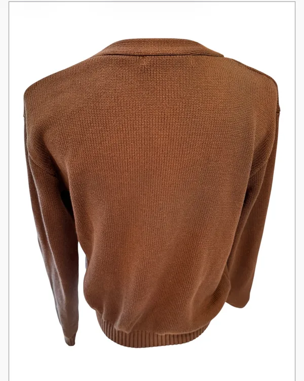 Brandy Melville Chocolate Brown Cardigan Sweater S M L - Image 4