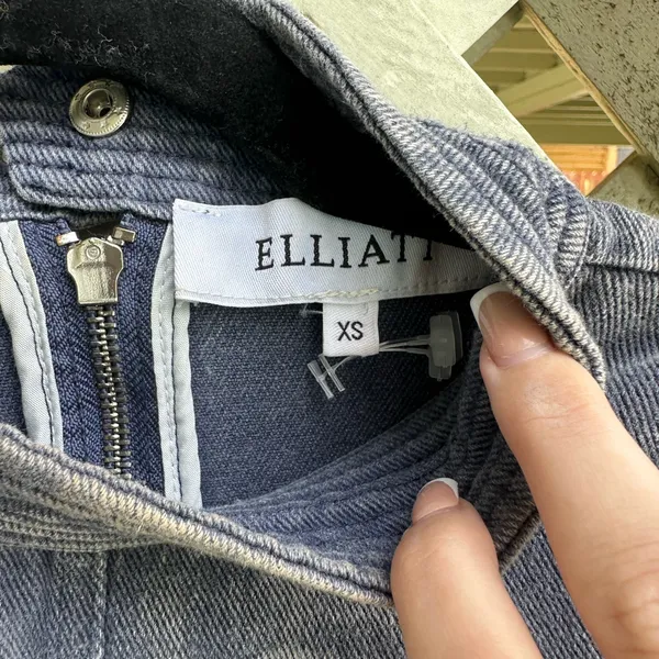 Elliatt Blue Denim Mini Dress - Image 2