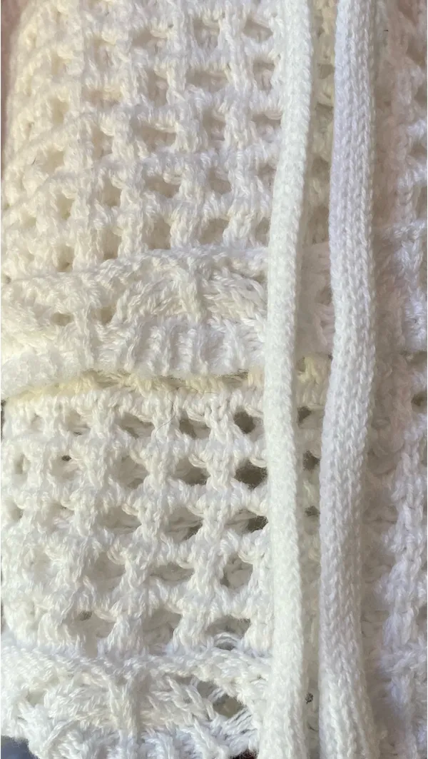 Wild Fable Crochet White mini skirt NEW - Image 6