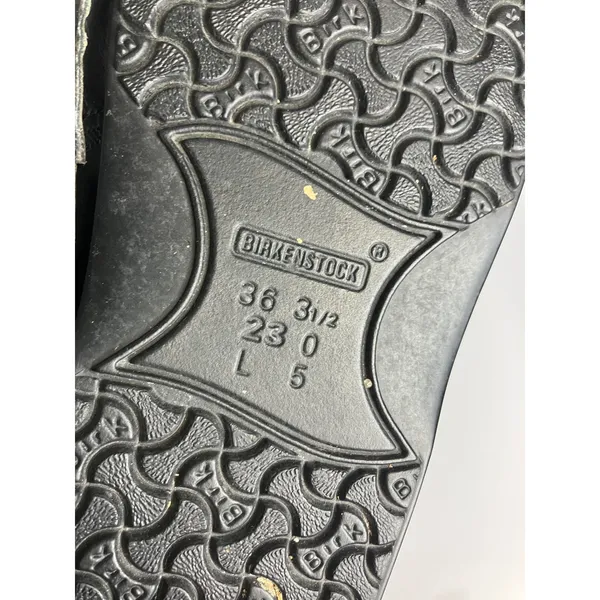 Birkenstock clog shoes chefs nursing black leather‎ women's size 36 - Image 9