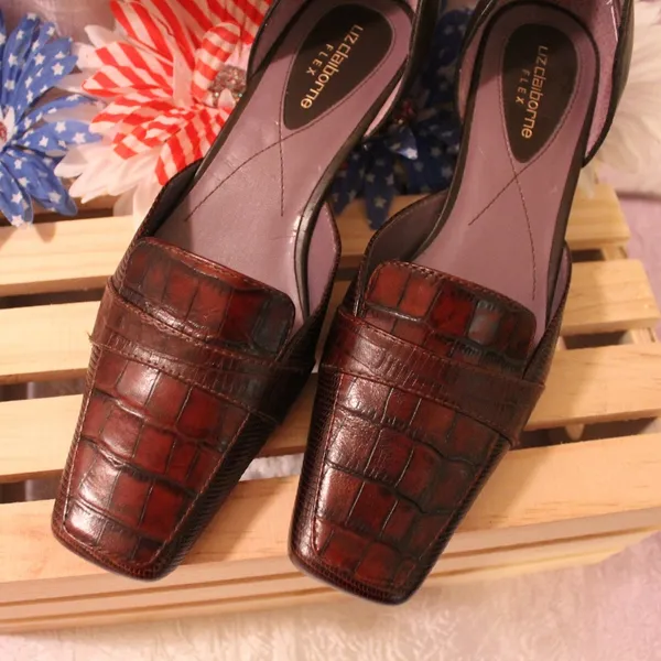 Liz Claiborne Gayle Flex Low Pump Heels Shoes - Image 3