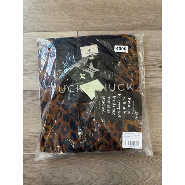 Tuckernuck Graciela Leopard Print Balloon Sleeve Midi Corset Dress 4 NWT $298 - Image 10