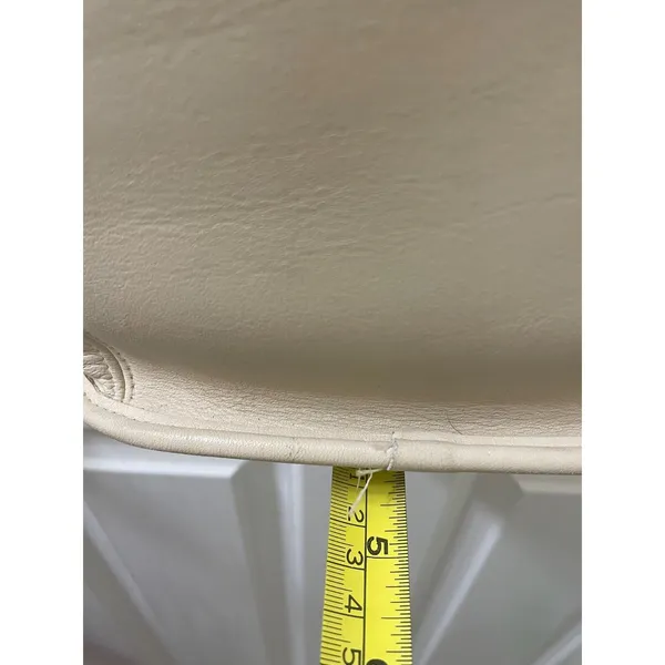 vtg Coach Mini Shopper Bucket Tote Bag 9993 ivory leather top handle crossbody - Image 15