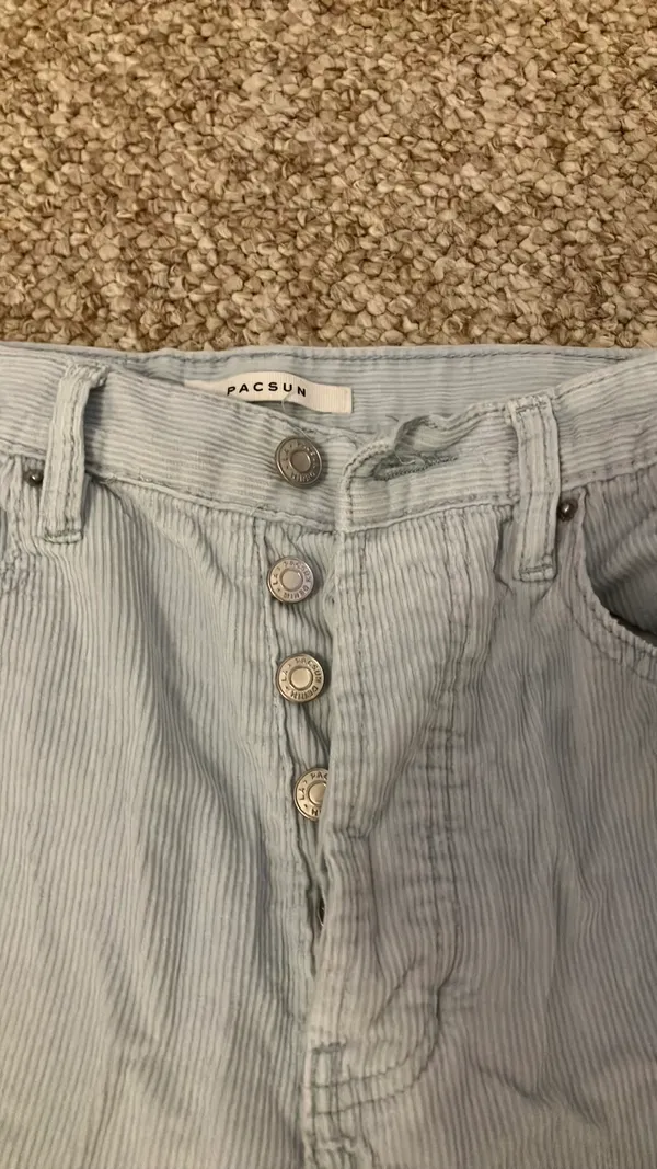 PacSun Pants Corduroy Baby Blue - Image 2