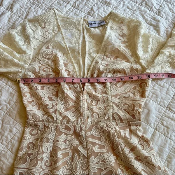 Finders Keepers Sofia Romper White Lace Bridal NEW Small - Image 9
