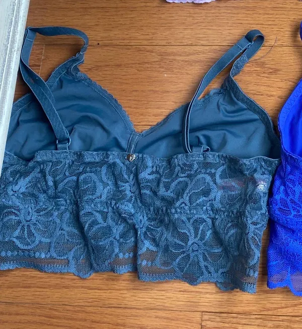 WORN ONCE Pink Bralette - Image 2