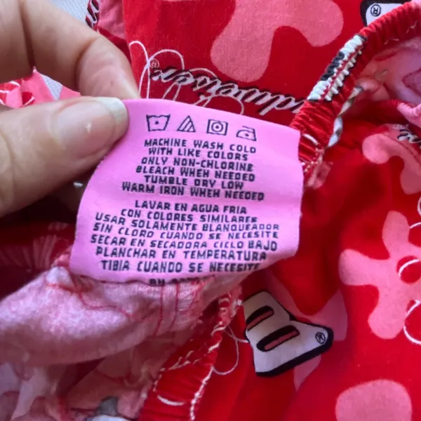 Vtg Y2K NASCAR Dale Earnhardt Jr Womens Lounge Pants Sz M Budweiser Floral #8 - Image 10