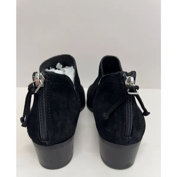 Kenneth Cole Reaction Ankle Boots Size 8 Womens‎ Black Leather Block Heel NEW - Image 5