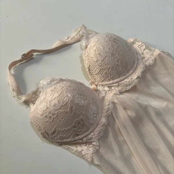 Envy Lace Trim Chemise Nightgown – Size Small - Image 4