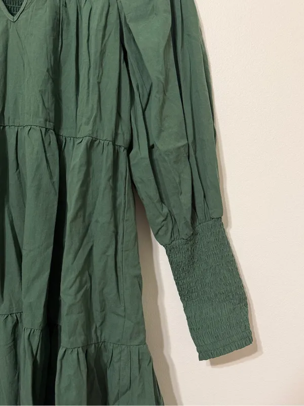 TUCKERNUCK Pomander Place Ceci Dress Size Small in Jaguar Green - Image 5