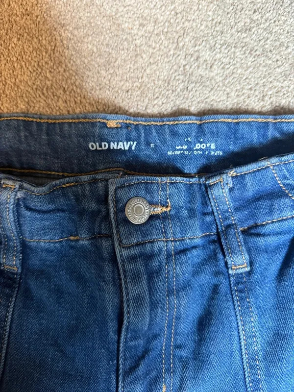 Old Navy Medium Wash High Rise OG Loose Jeans Size 6 - Image 4