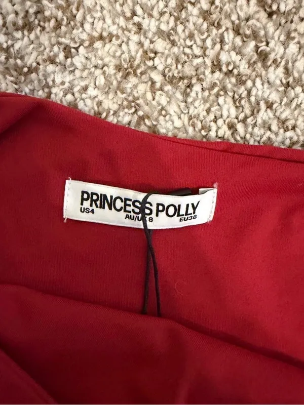 Princess Polly Red Off-Shoulder Top - Image 2