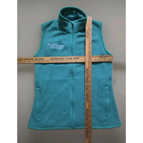 Patagonia Vest Womens Medium Green Better Sweater Fleece Full Zip Outdoor Warm - Image 3
