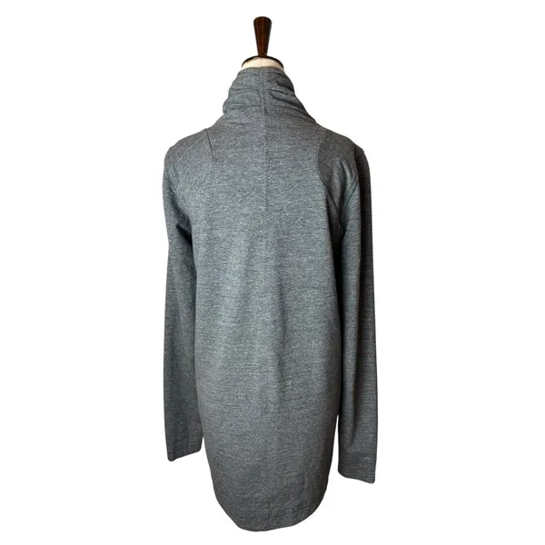 Lululemon‎ Jacket Women 6 Gray Thats A Wrap Heathered Snow Slub Cardigan Jacket - Image 4