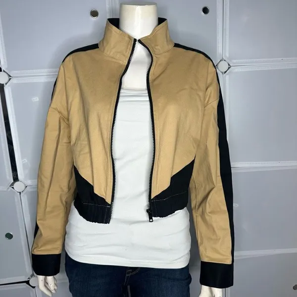Tiger Mist Harley Crop Jacket Size Small - Image 2
