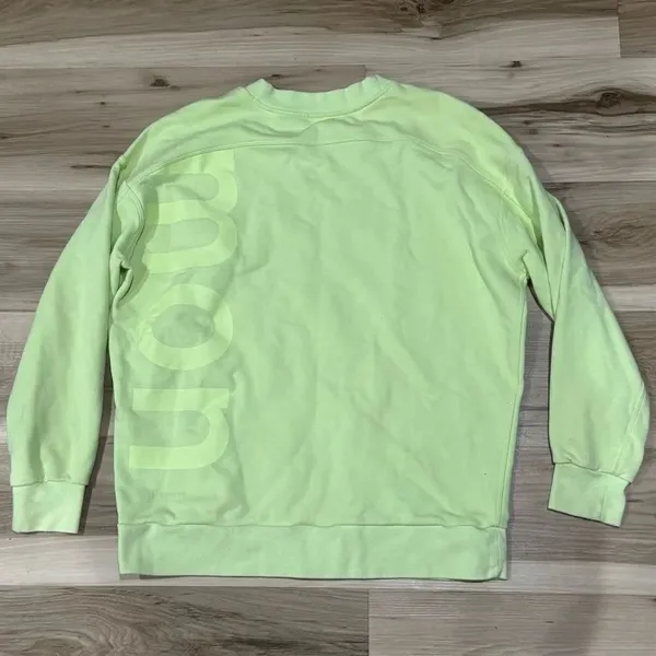 Lululemon Perfectly Oversized Crewneck Sweatshirt Neon Green Women’s 6 - Image 4