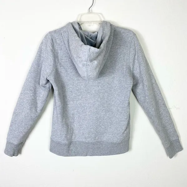 The North Face Timberwood Grey Plush Faux Fur Lined Zip Up Hooded Jacket Size M - Image 2
