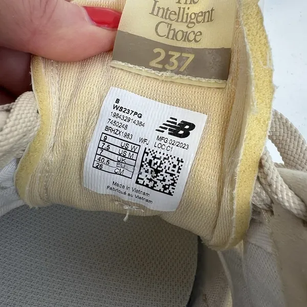 New Balance Women's 9 237 Classic Sneakers Shoes WS237PG Light Brown Sporty‎ - Image 9