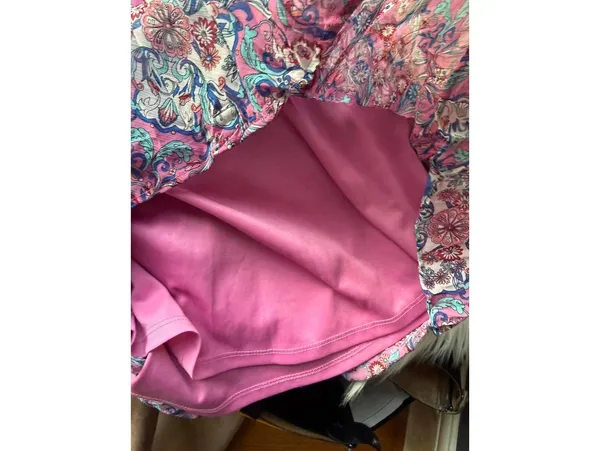 Pink Floral Halter Neck Mini Dress by Bisou Bisou - Image 9