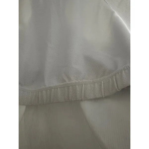 Yogalicious Heavenly Rib Ava Mock‎ Neck Tank White Sleeveless Racerback Small - Image 3