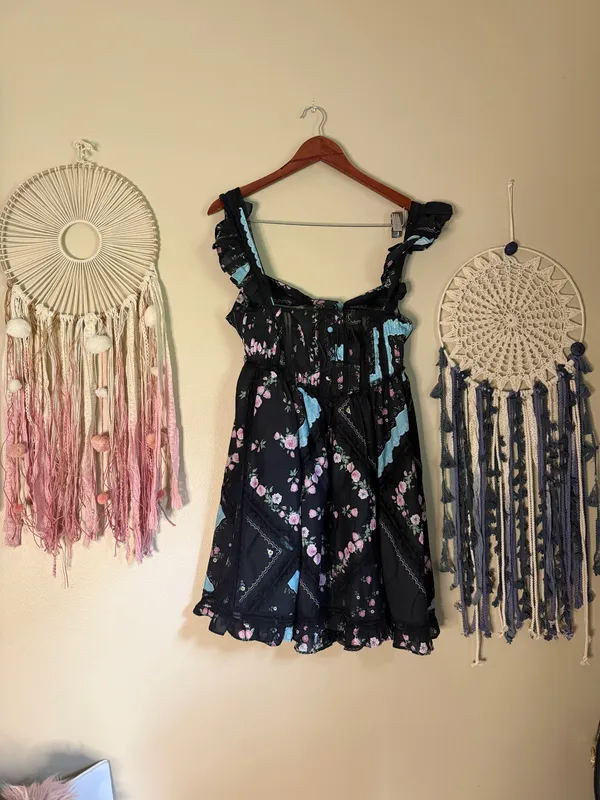 For Love & Lemons Leanne Babydoll Mini Dress Size Medium - Image 4