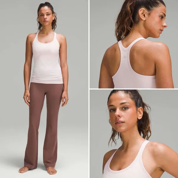 Lululemon Ebb To Street Tank Top in Flush Pink Size 8 - Image 5