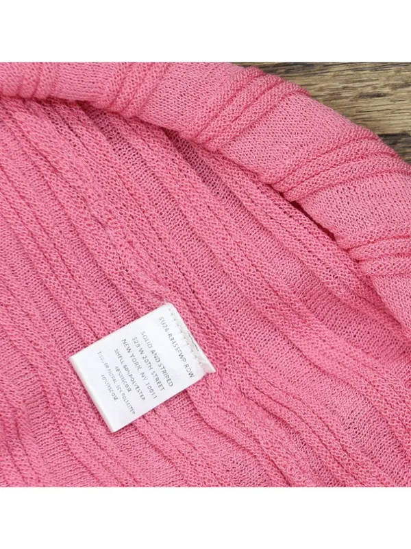 Solid & Striped Womens The Marley Knit Maxi Dress Bandeau Rose Water Pink S - Image 4