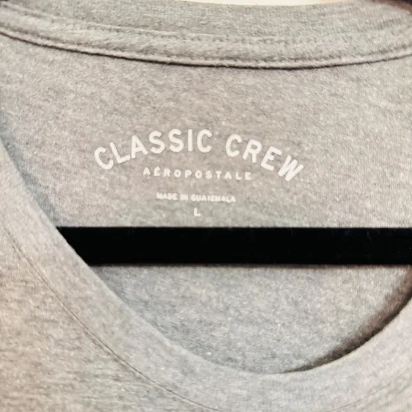 249 | Aeropostale Y2K Style Classic Crew Women L Brooklyn Graphic T-Shirt Gray‎ - Image 3
